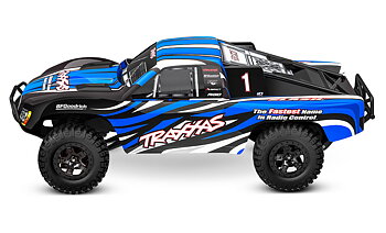 Traxxas Slash 2WD 1/10 RTR TQ Blå-X EHD Clipless USB - Med Batteri/Laddare