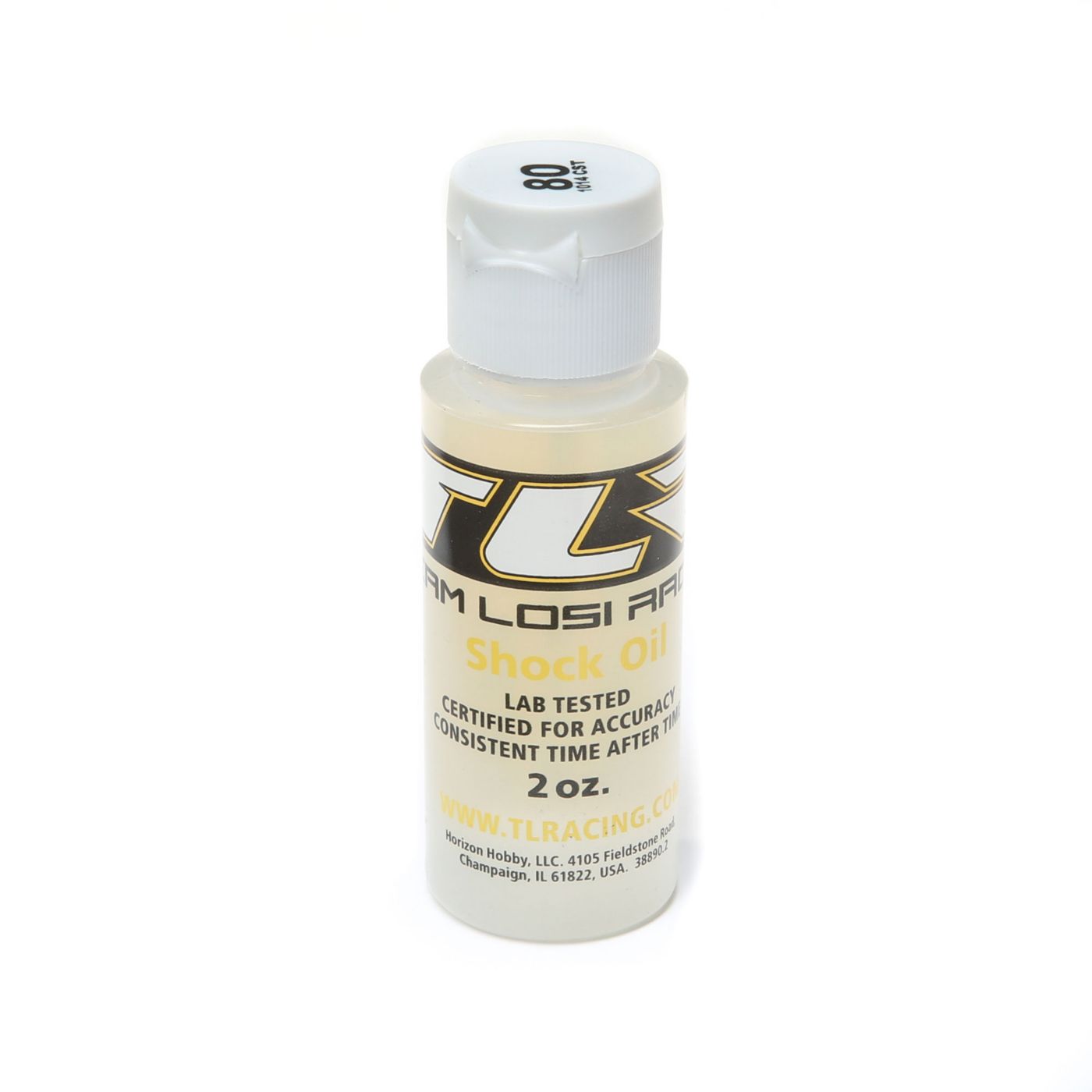 TLR TLR74016 Silicone Shock Oil, 80wt, 2oz