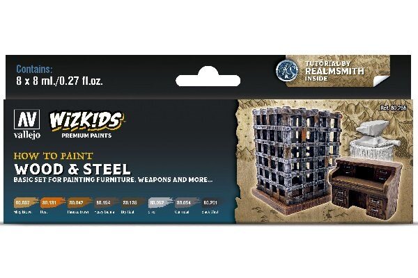 VALLEJO 80256 Wizkids Wood and steel