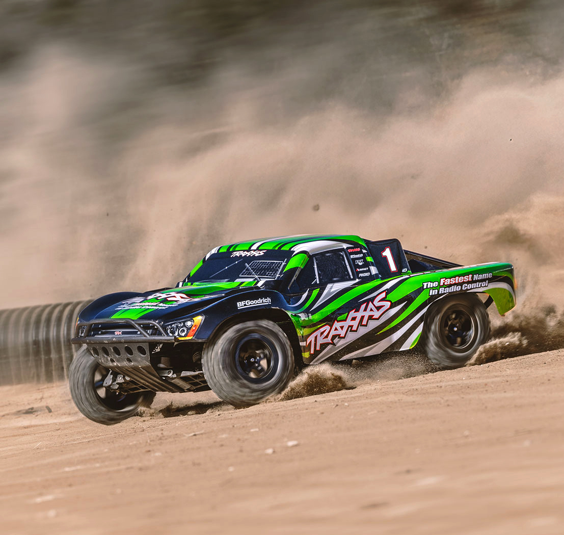 Traxxas Slash 2WD 1/10 RTR TQ Green-X EHD Clipless USB - With Battery/Charger - 6