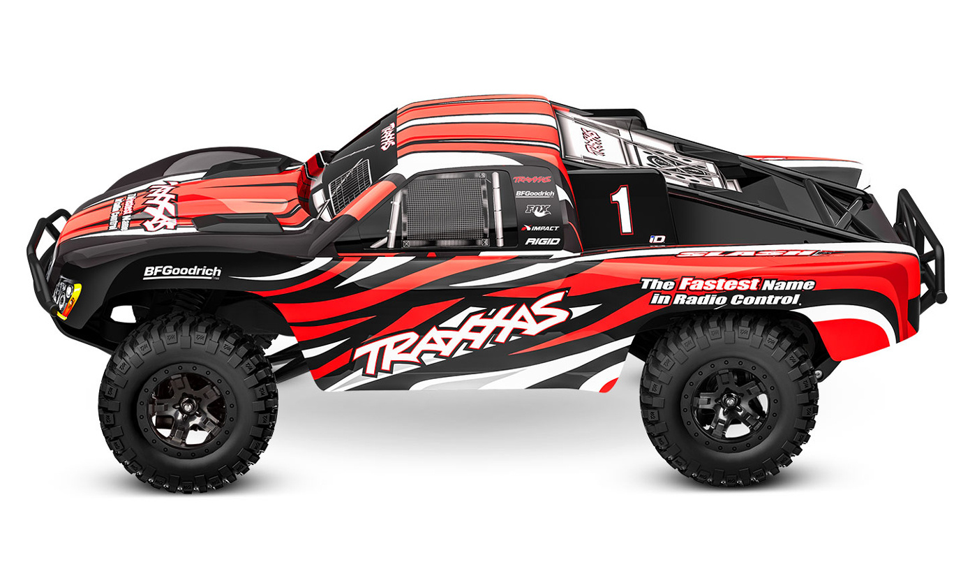 Traxxas Slash 2WD 1/10 RTR TQ Red-X EHD Clipless USB - With Battery/Charger - 2