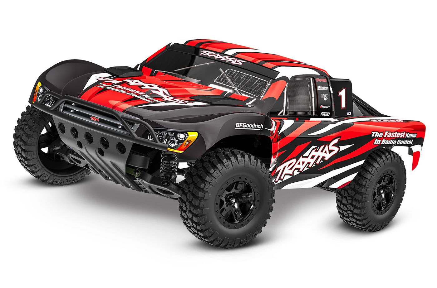 Traxxas Slash 2WD 1/10 RTR TQ Red-X EHD Clipless USB - With Battery/Charger