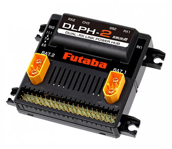 Futaba FPDLPH-2 Länk-enhet S.Bus Decoder Dubbla RX & Dubbla Batterier
