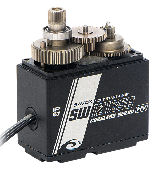 Savöx SW1213SG Servo 38Kg 0,16s HV Alu Brushless Ståldrev WP - 5