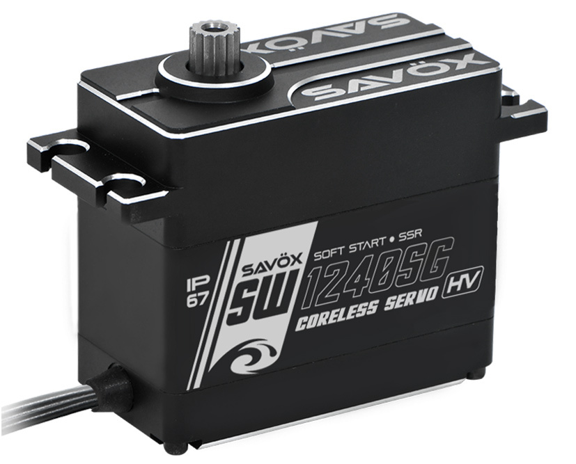 Savöx SW1240SG Servo 65Kg 0,17s HV Alu Coreless Ståldrev WP