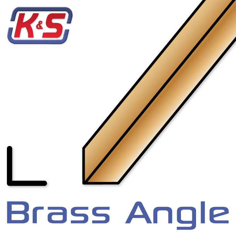 K&S Mässing L-Profil 300x3.12mm (1)
