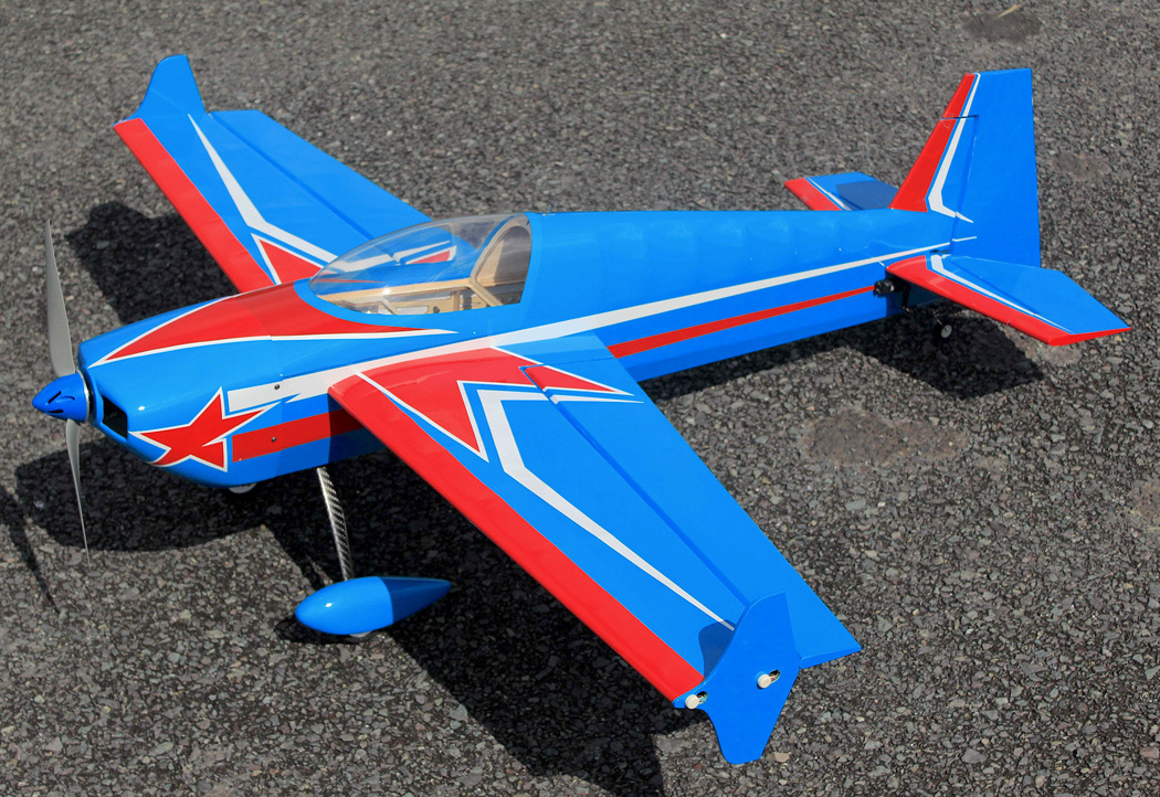 Seagull Laser 30E 3D 122cm Blå/Röd ARF - 4