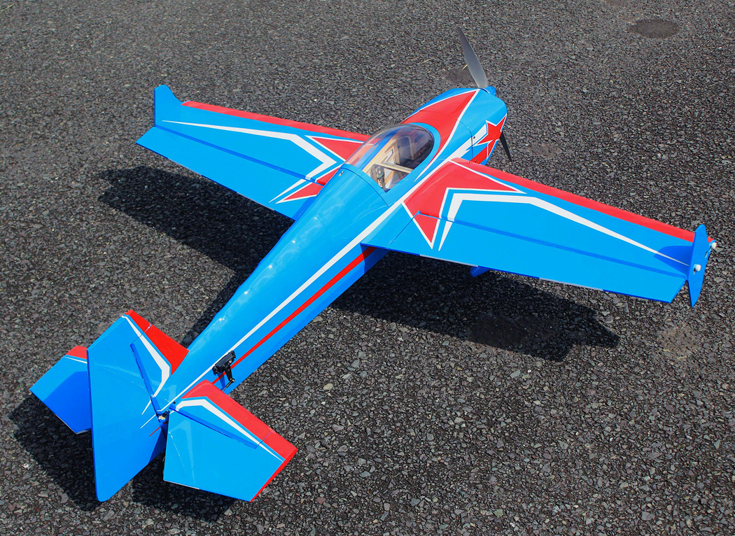 Seagull Laser 30E 3D 122cm Blå/Röd ARF - 7