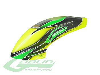 Canomod Airbrush Canopy Yellow/Green - Goblin 630 Competition [H0365-S]
