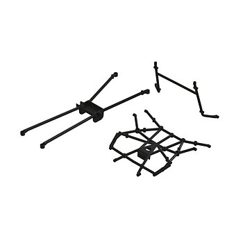 Arrma ARA320700 Body Cage Inner Supports Black