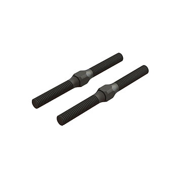 Arrma ARA330542 Steel Turnbuckle M4x48mm Black (2)
