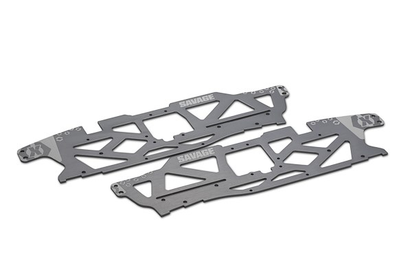 HPI HP160110 TVP Chassis Set (Savage X Flux V2/Gunmetal)