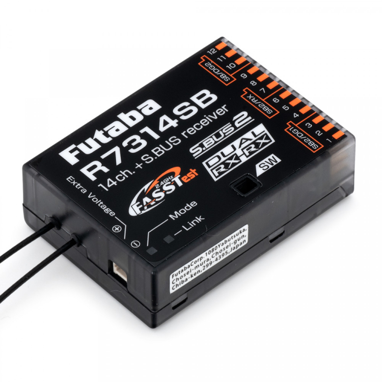 Futaba FPR7314SB Mottagare R7314SB 14K S.BUS2 FASSTest - 2