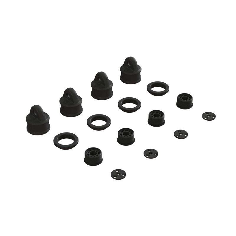 Arrma ARA330568 Shock Cap, Collar & Cartridge Set