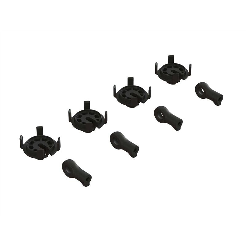 Arrma ARA330569 Shock Rod End & Spring Perch Set (4 Shocks)