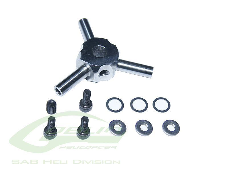 3 Blades Steel Tail Hub - Goblin Urukay/630/700/770 Competition/Speed [H0418-S]