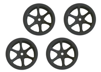HOBAO MINI ST 6-SPOKE WHEEL SET-BLACK