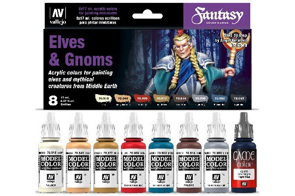 VALLEJO 70242 Fantasy Color Series Elves & Gnomes