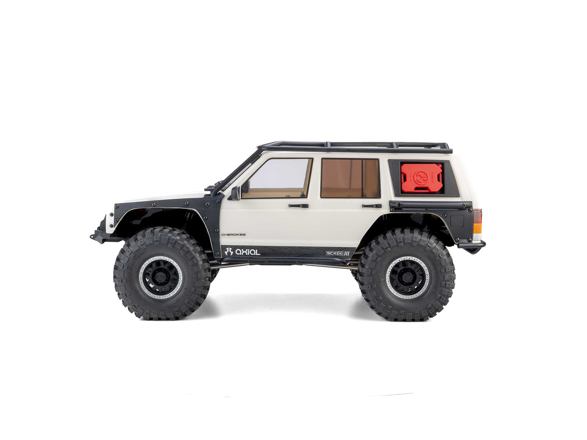 Axial AXI-2037T2 1/10 SCX10 III Jeep Cherokee XJ 4X4 RTR Brushed Rock Crawler, White - 6