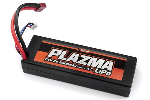 HPI HP160161 Plazma 7.4V 5300mAh 40C LiPo Battery Pack 39.22Wh