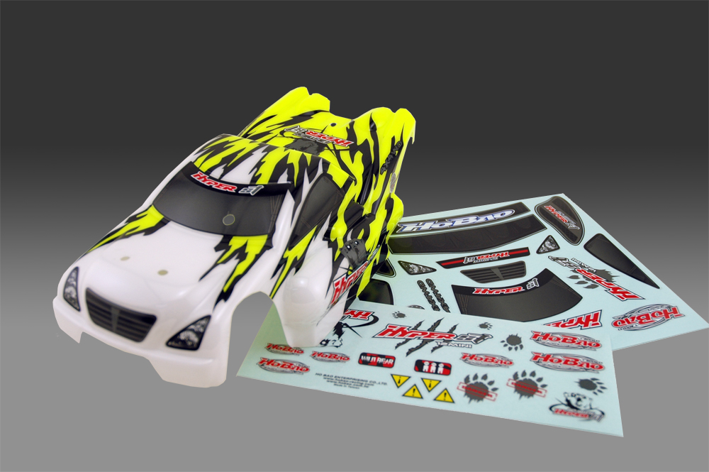 HOBAO Hobao Racing Bodies Decals Truggies Hyper Mini ST / Yellow