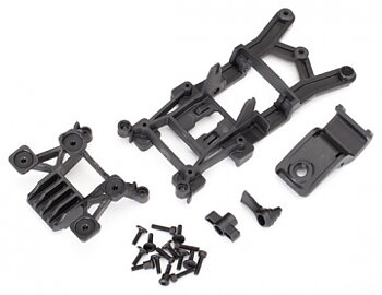 Body Mounts F&R Set Rustler 4x4
