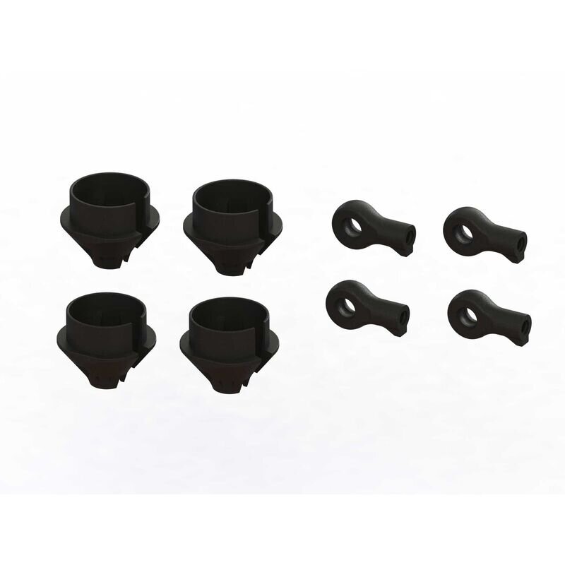 Arrma ARA330608 HD Shock Rod End and Spring Cup Set (2 Pairs)