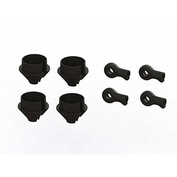 Arrma ARA330608 HD Shock Rod End and Spring Cup Set (2 Pairs)