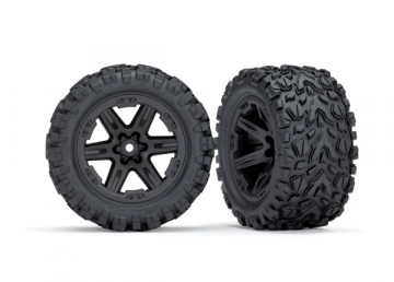 Tires & Wheels Talon Extreme/RXT Black 2.8" 4WD TSM (2)