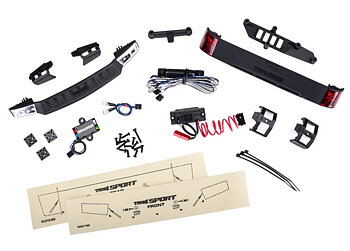 LED Head- and Tail Light Kit with Power Supply TRX-4 Sport