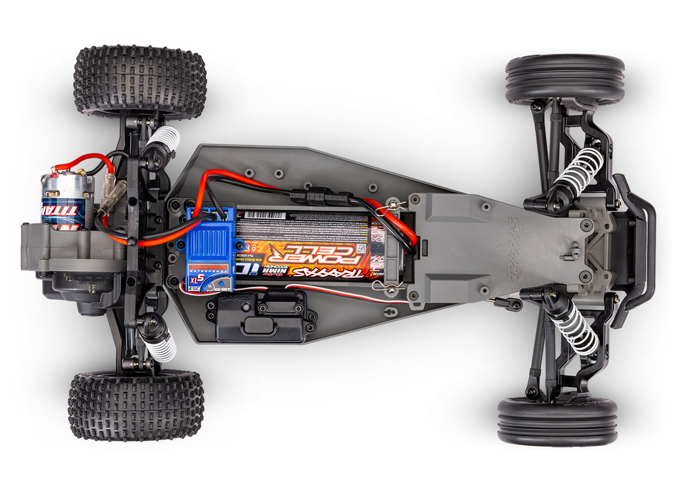 Traxxas Bandit 2WD 1/10 RTR TQ EHD Red-X USB-C Laddare/ 7 cell NiMH 3000mAh - 10