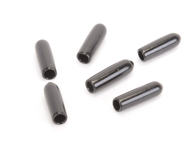 Aerial Tube Cap - Black - 6pk