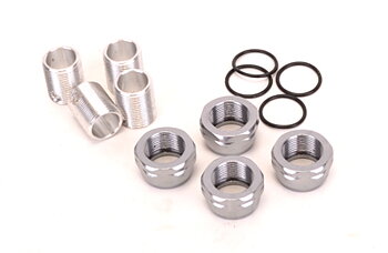 Alloy Body Mount Adjuster Set - Silver