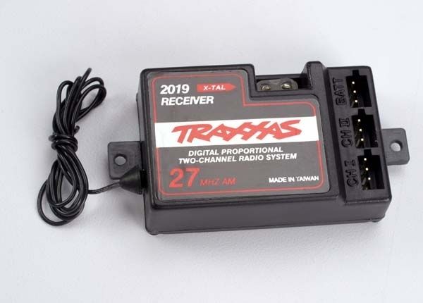 Traxxas 2019 Mottagare 2019 2-Kanals utan BEC 27mHz