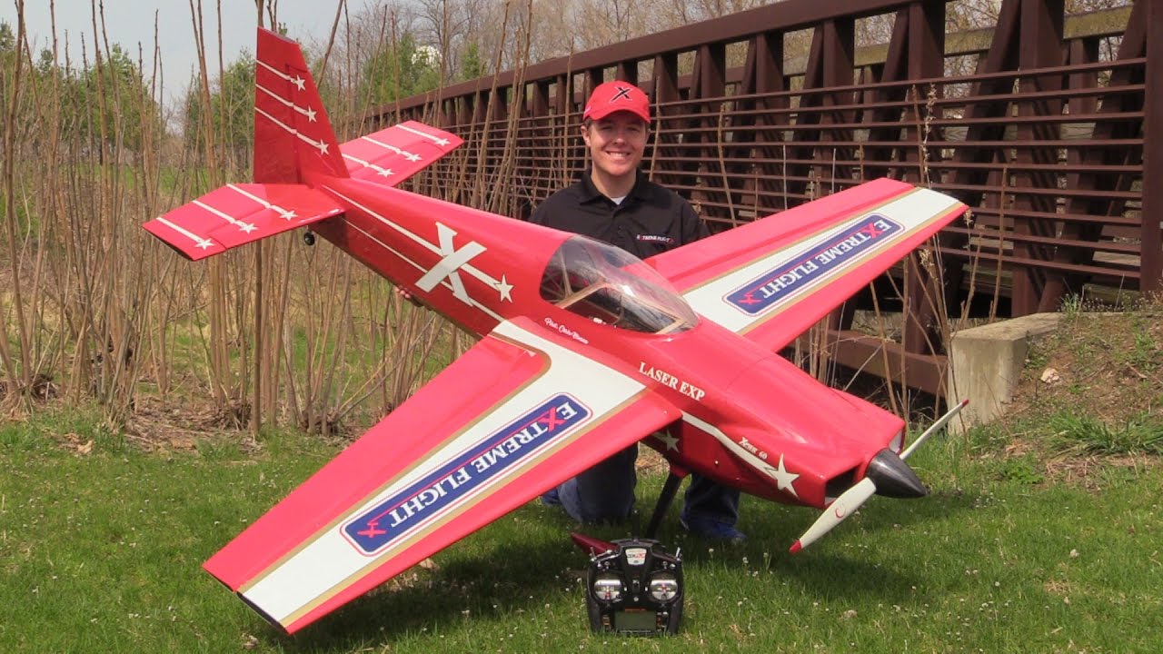 ExtremeFlight Laser 91 Red/White