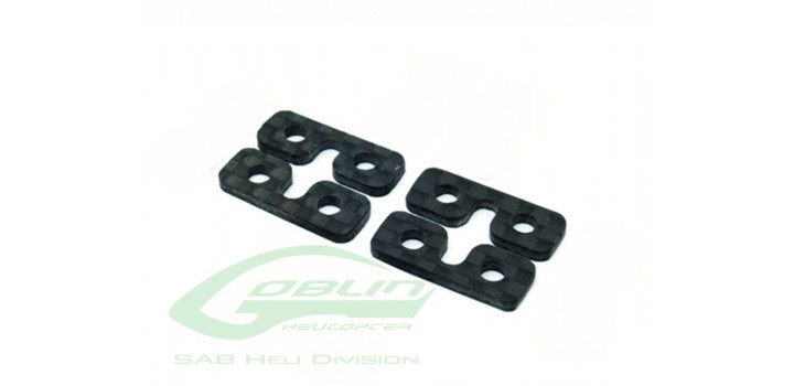 CARBON FIBER TAIL SERVO SUPPORT - GOBLIN 380 H0572-S