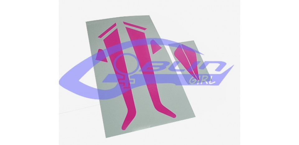 LANDING GEAR AND FIN STICKER - GOBLIN 500SPORT