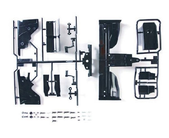 TAMIYA 51525 F104 2012 Wing Set Black - 2