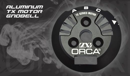 ORCA TX motor End Cap Alu Svart (1)