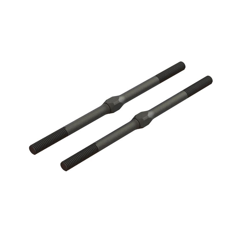 Arrma ARA330716 Steel Turnbuckle, M4 x 85mm Black (2)