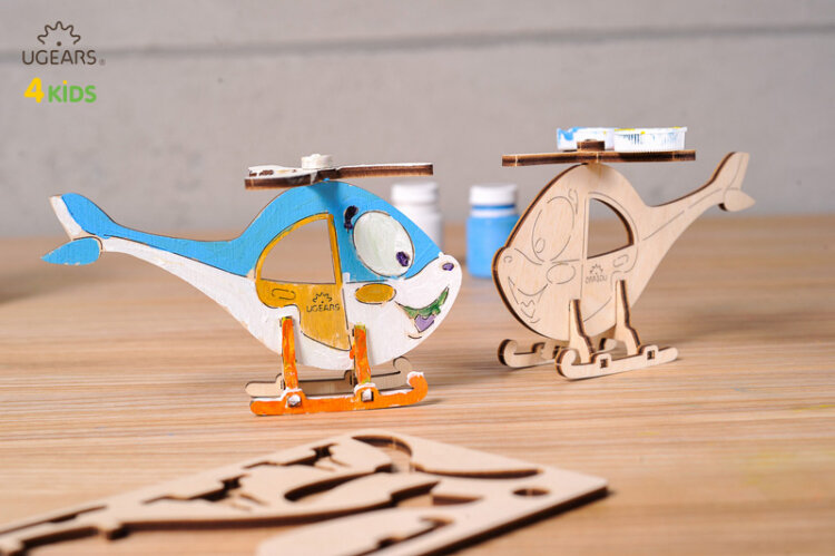 Ugears Helikopter - 4Kids - 2