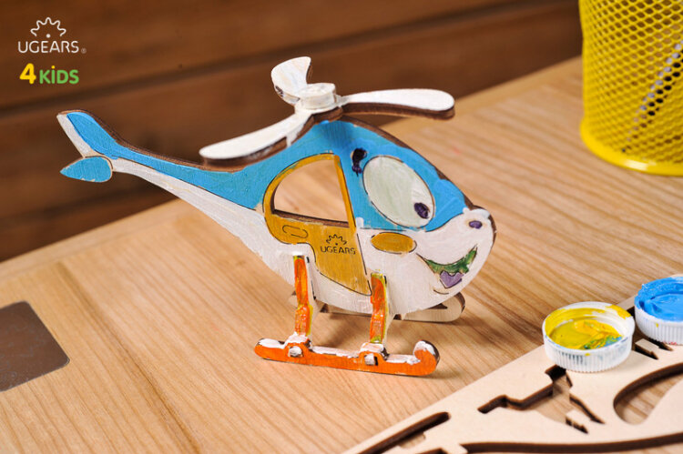 Ugears Helikopter - 4Kids - 6