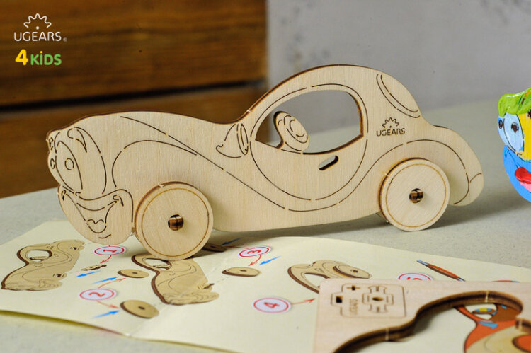Ugears Bil - 4Kids - 5