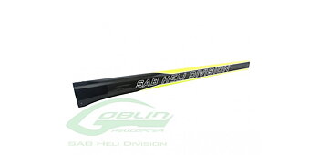 CARBON FIBER TAIL BOOM YELLOW/CARB 650 SIZE B. NITRO/THUND