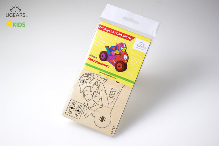 Ugears Motorcyklist - 4Kids - 3