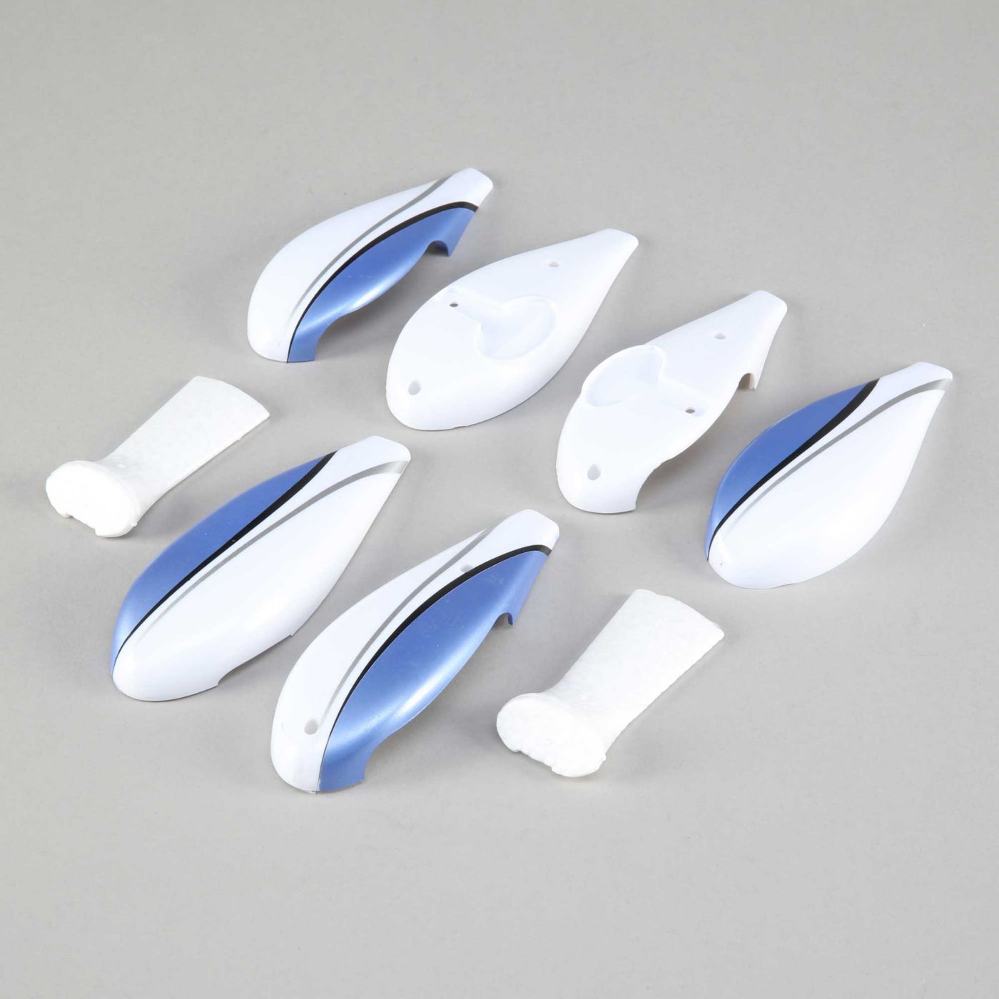 E-flite Wheel Pants Set and undercarriage foam: ST-22T