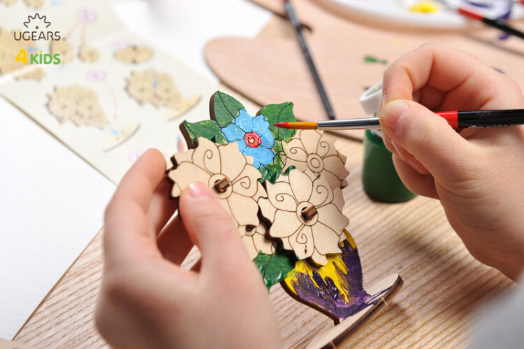 Ugears Blombukett - 4Kids - 6