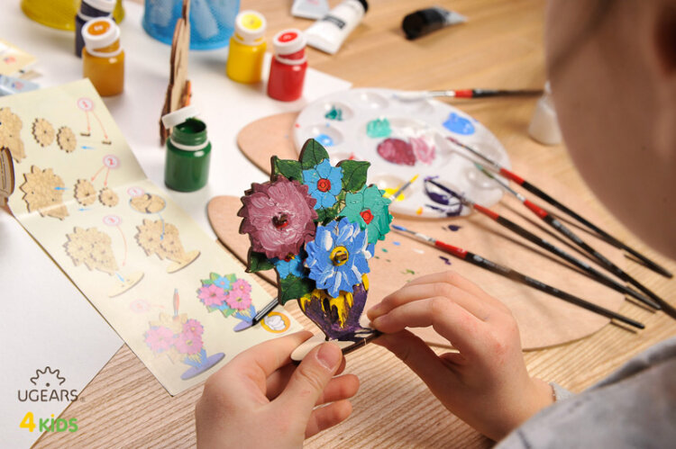 Ugears Blombukett - 4Kids - 4