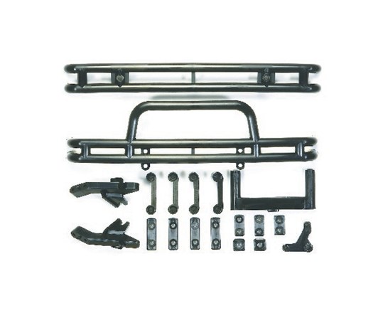 TAMIYA 54415 RC 4x4 Black Bumper D Parts - 2