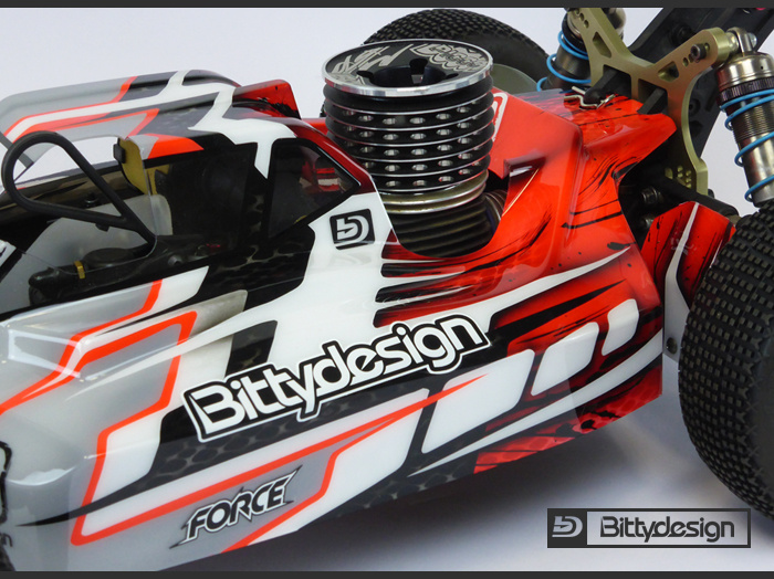 Bittydesign FRC-K004 Force Kaross 1/8 Buggy Kyosho MP9 TKI 4 - 11